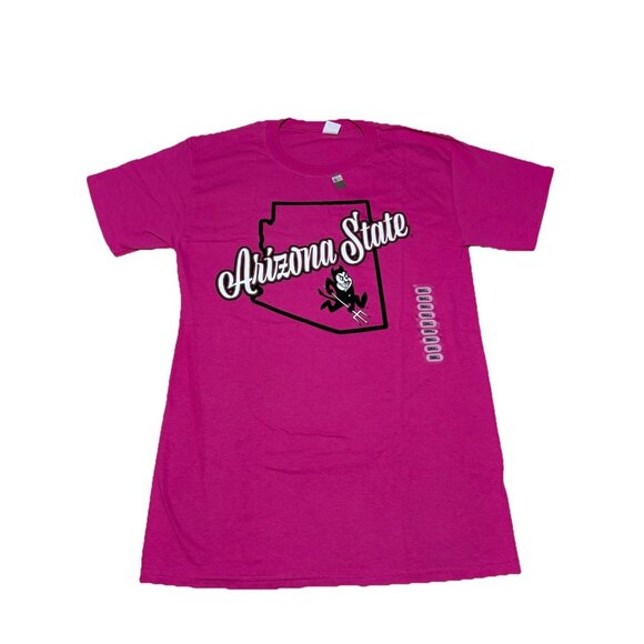 Adult Small NCAA Arizona State University Sun Devils Classc Fit Tee T-Shirt NEW- - Picture 2 of 9